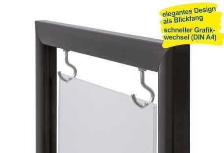 Design Plakathalter A4 PALMDALE - Grafikwechsel