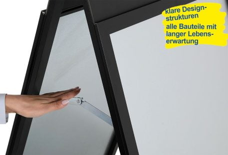 Plakatständer Topschild schwarz A1 CLARKSVILLE - Design
